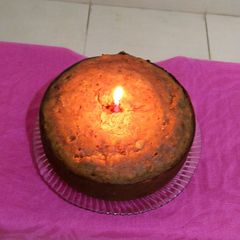 A picture of Dryfruits cake.