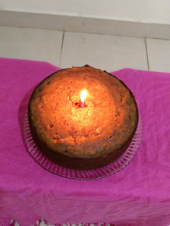 A picture of Dryfruits cake.