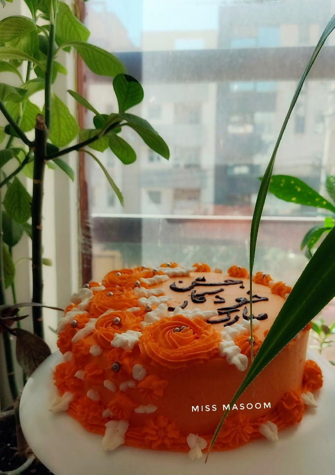 عکسی از دستور کیک جشن خودکار