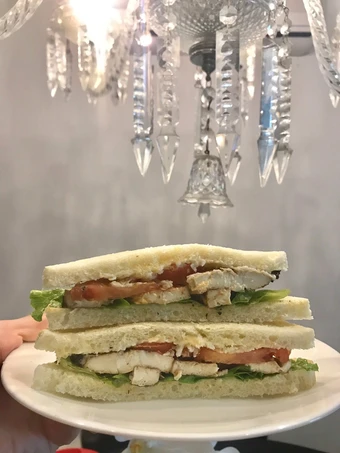 Easy Steps to Prepare Recipe Tofu Steak Sandwich that is Really Delicious, Delicious}