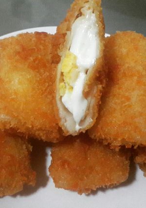 Foto resep Risol isi telor mayo
