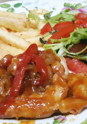 Foto resep Bistik Ayam Saus Inggris
