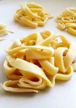 A picture of Homemade Pasta Without Machine.