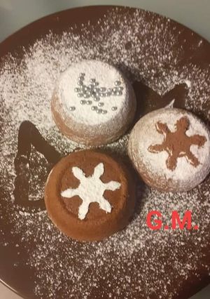 Foto di Minicapresi, delizioso dolce con mandorle e cioccolato