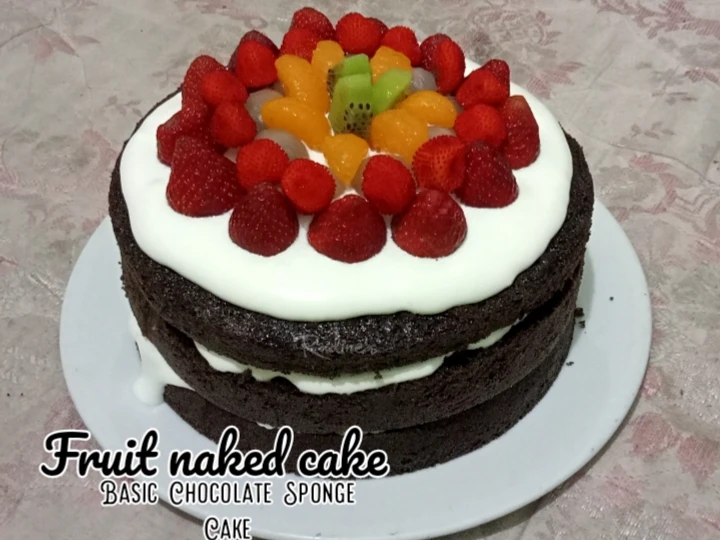 Langkah Gampang Membuat Resep  Chocolate Sponge Cake yang Bisa Manjain Lidah, Bisa Manjain Lidah