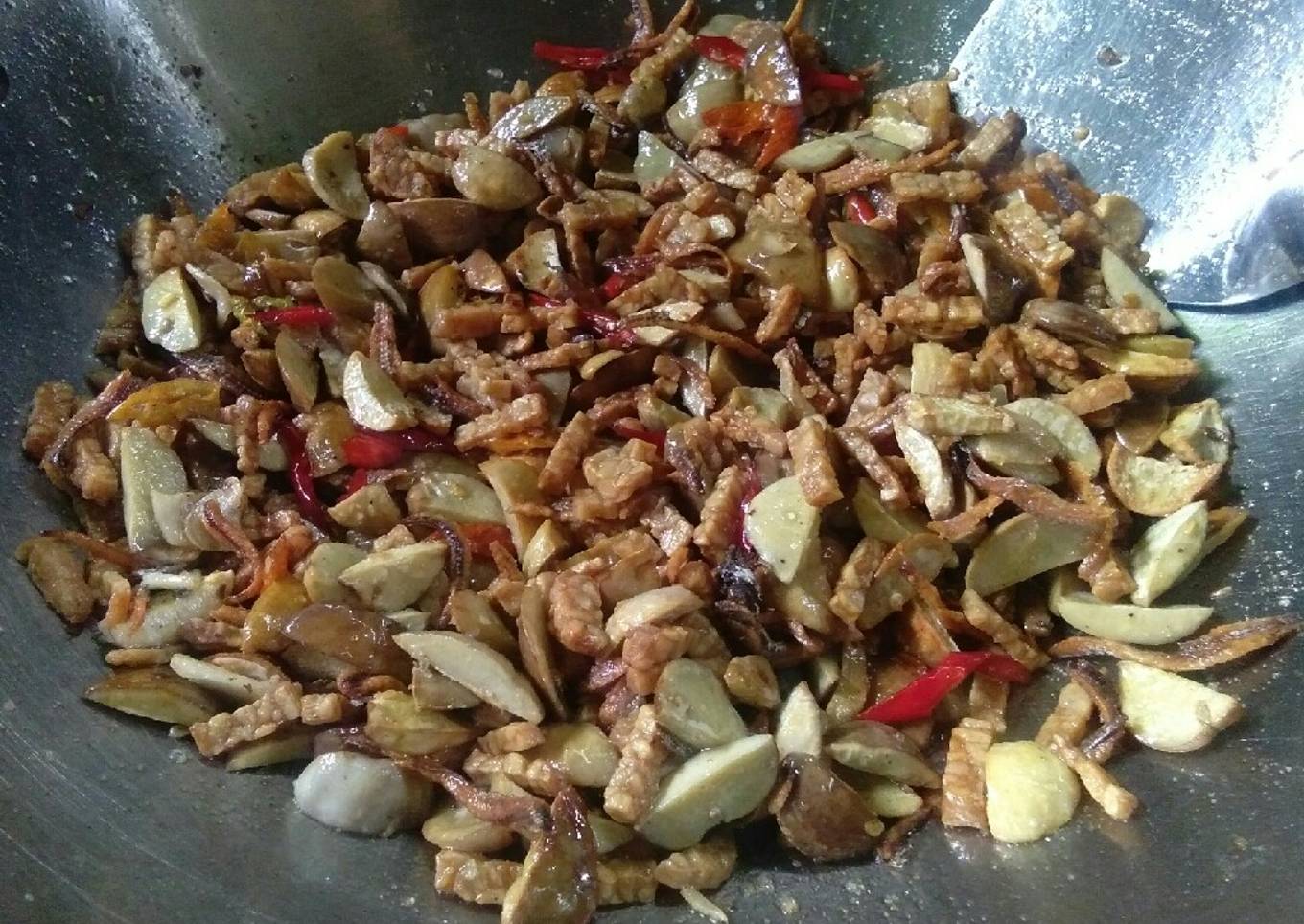 Oseng Jengkol Tempe Teri