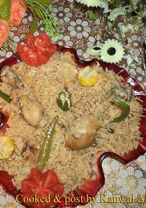 A picture of Chicken Achari Biriyani #CookpadApp.