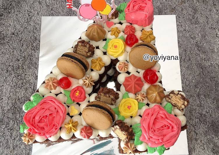 Cake ultah (black forest)