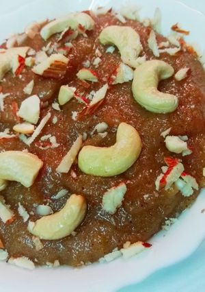 A picture of Suji Halva.