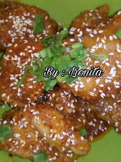 Foto resep Ayam Goreng Saus Pedas Wijen/Korean Fried Chicken