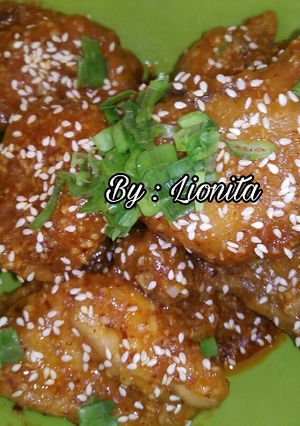 Foto resep Ayam Goreng Saus Pedas Wijen/Korean Fried Chicken