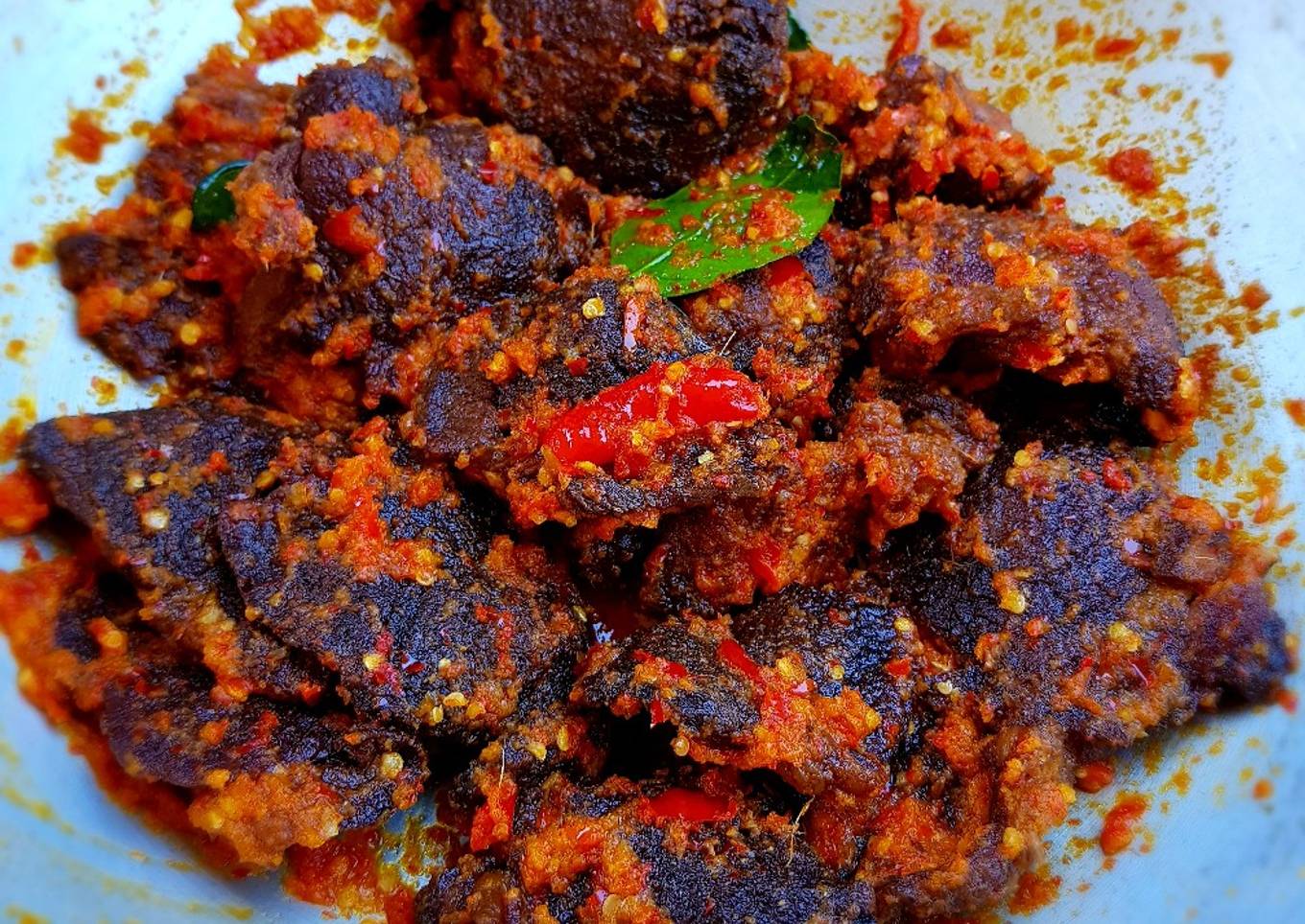 Balado daging pedas