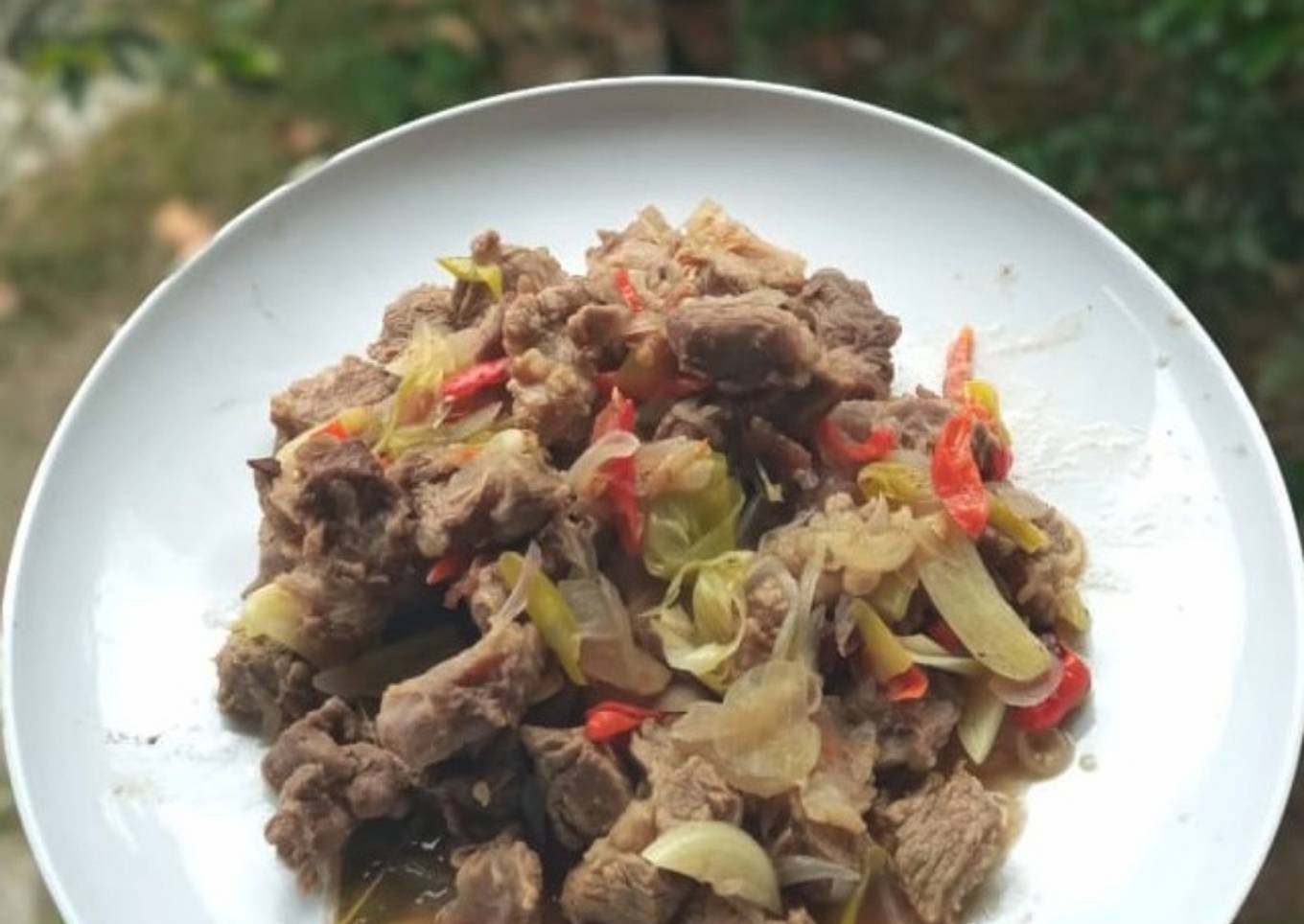 Tumis daging sapi (Diet)