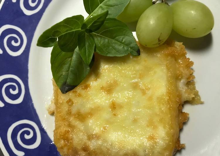 Queso "saganaki",tapa griega😋 (queso a la sartén)