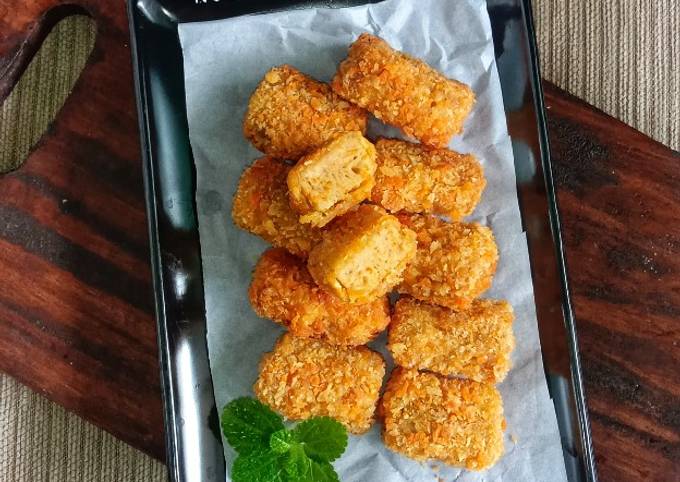 Langkah Mudah untuk Menyiapkan 206. Nugget Ayam Wortel Anti Gagal