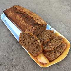A picture of Budín de chocolate y naranja.