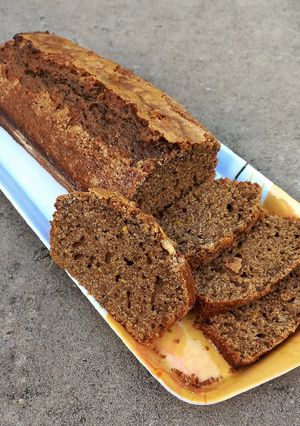 Una foto de Budín de chocolate y naranja