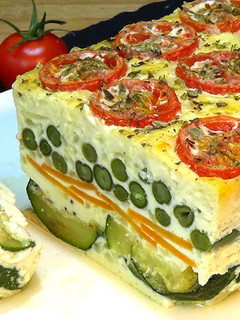 Una foto de Pastel de verduras al horno