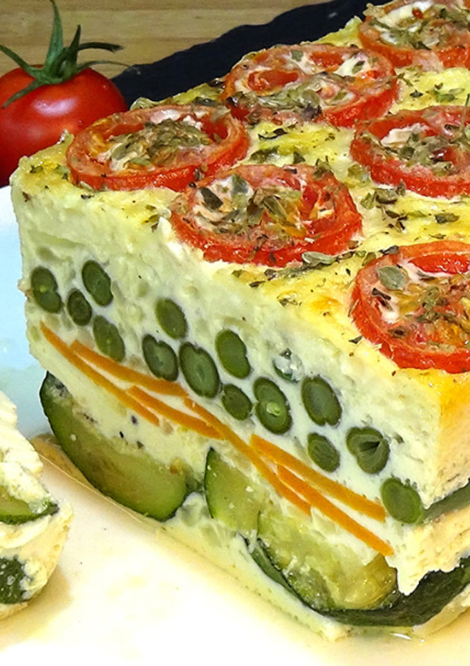 Una foto de Pastel de verduras al horno