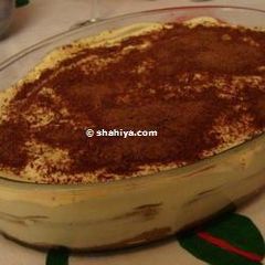 A picture of Hala's tiramisu.