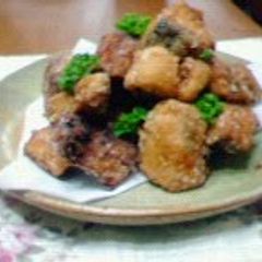 A picture of Salmon Zangi (Deep Fried Salmon).