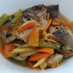 A picture of AMIEs Sweet and Sour Fish.