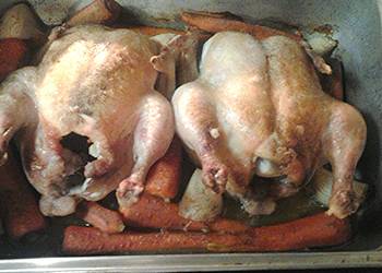 New Recipe Simple roasted chickens Delicious Nutritious
