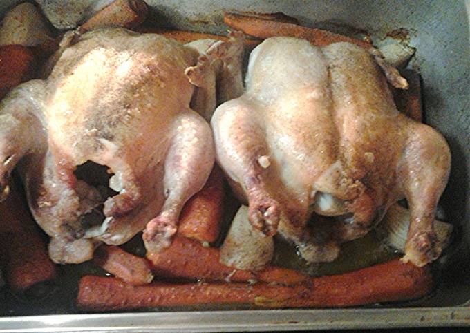 Easiest Way to Make Ultimate Simple roasted chickens