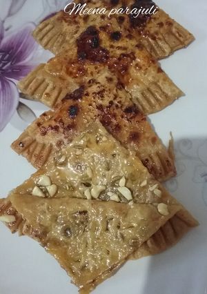 A picture of Jaggery paratha.