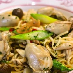 A picture of Oyster Spaghetti.