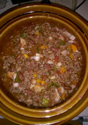 A picture of Rich's Awesome Chili.