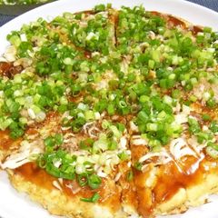 A picture of Fluffy Tofu Okonomiyaki.