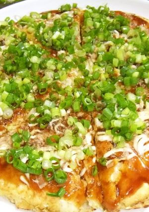 A picture of Fluffy Tofu Okonomiyaki.