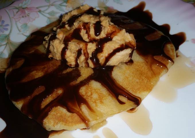 Easiest Way to Make Jamie Oliver FS Mascarpone Peanut Butter Choc Pancake