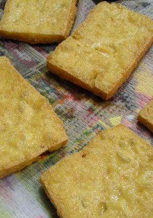 A picture of Just Tofu Homemade Aburaage.