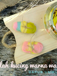 Foto resep Lidah kucing warna warni