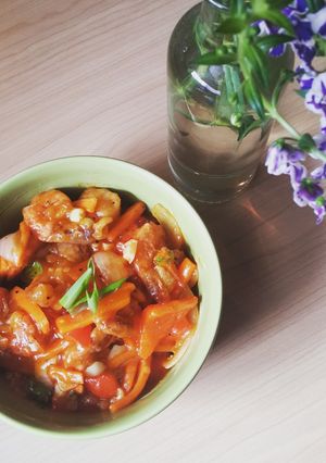 Foto resep Udang Goreng Asam Manis a la Saori Saus Asam Manis