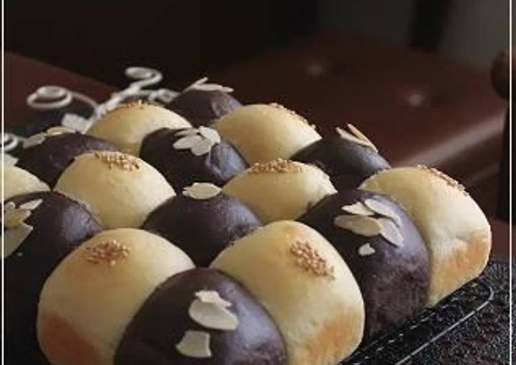 How to Make Yummy Extravagant Checkerboard Bread Rolls