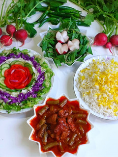 عکسی از دستور خورشت لوبیا سبز نوبر