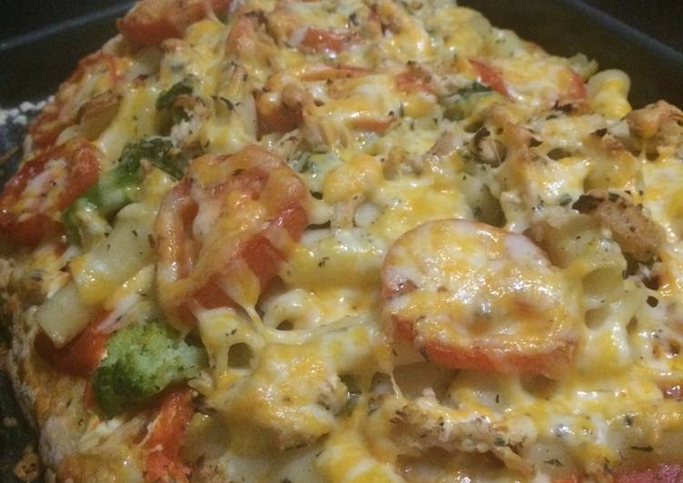 Monster Pasta Pizza