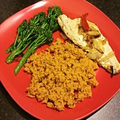 A picture of Mauritian Style Sea Bass (ginger, chilli & garlic).