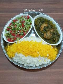 عکسی از دستور خورش کرفس با مرغ 🤗