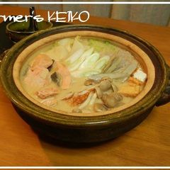 A picture of [Farmhouse Recipe] Japanese Hot Pot with Sake Lees.