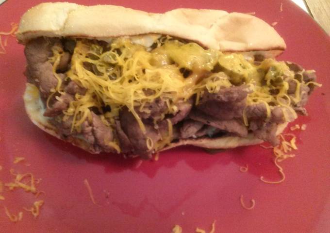 Recipe of Speedy Philly cheese steak