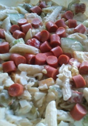 A picture of Macoroni Salad.