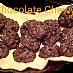 A picture of Double Chocolate Chewy Cookies.