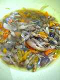 Oseng-oseng mercon jamur padi (janggel)