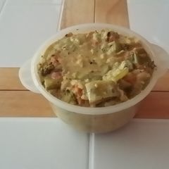 Cheesy Vegetable Soup (Lactose intollerant friendly) A picture of Cheesy Vegetable Soup (Lactose intollerant friendly).