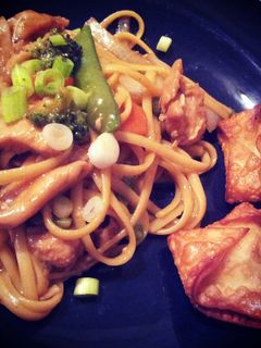 A picture of My Chicken and Vegetable Lo Mein.
