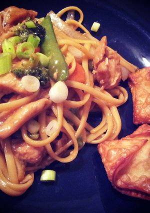 A picture of My Chicken and Vegetable Lo Mein.